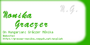 monika graczer business card