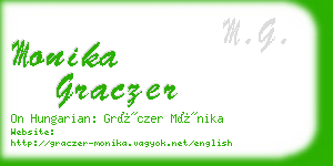 monika graczer business card
